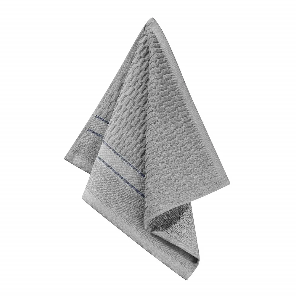 Ręcznik Peru 30x30 szary welurowy  500g/m2