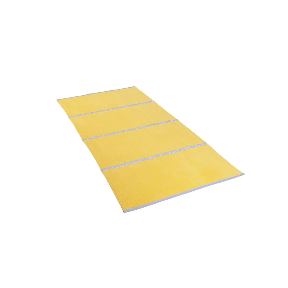 Ręcznik plażowy 90x170 Goldsumm żółty niebieski paski ZJ-7788Z frotte 360g/m2 Clarysse