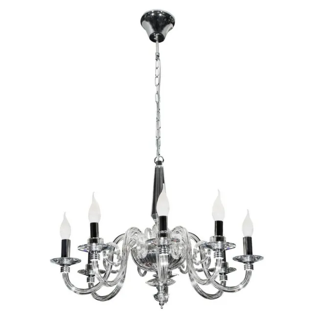Lampa wisząca sufitowa Elena 73x56 cm dekoracyjny kryształowy żyrandol do salonu sypialni styl nowoczesny klasyczny glamour