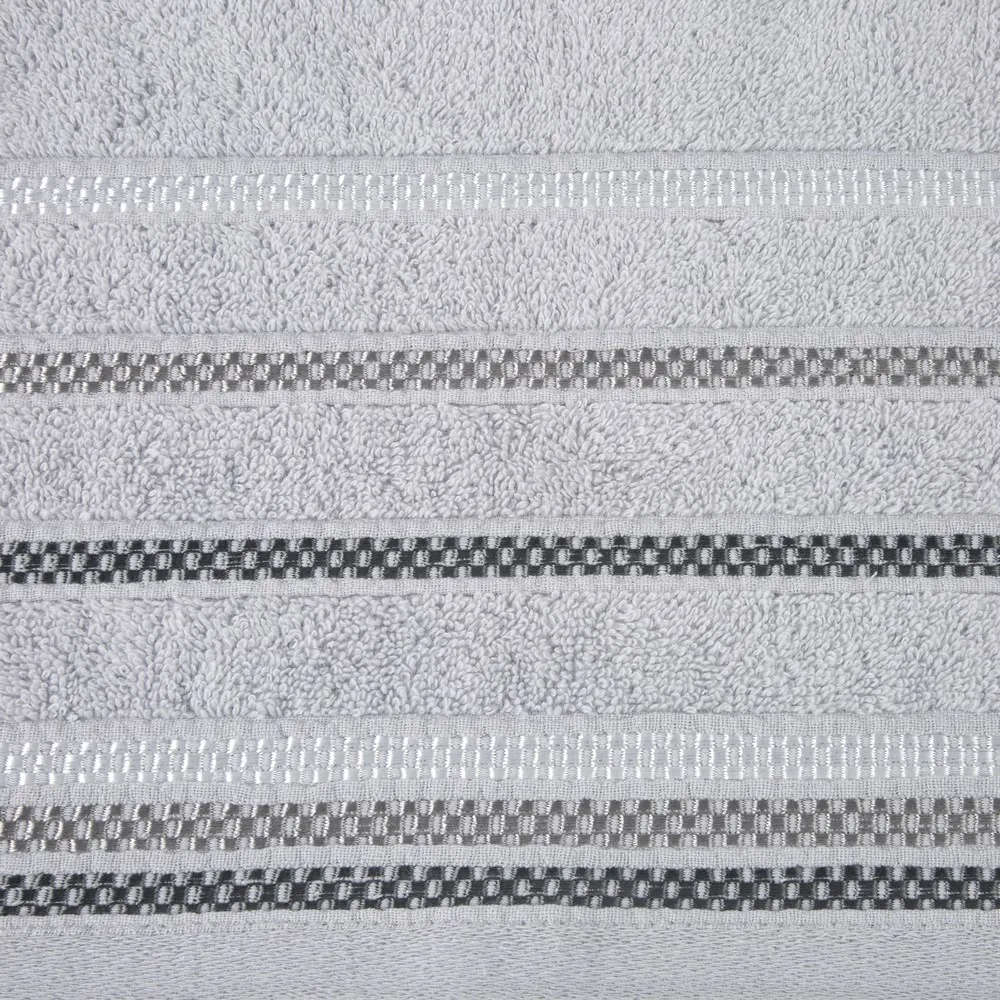 Ręcznik Livia 3 50x90  srebrny 460g/m2 frotte Eurofirany