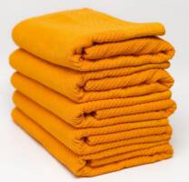 Ręcznik Bolero 50x90 pomarańczowy frotte 500 g/m2 jednobarwny żakardowy z bordiurą