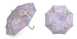 Parasolka dla dzieci Frozen Kraina Lodu 5198 Elsa Nature fioletowy miętowy parasol miętowa rączka
