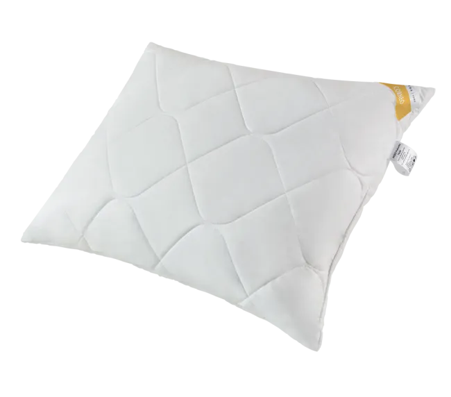 Poduszka antyalergiczna 70x80 Corneo Eco biała jednowarstwowa z włóknem kukurydzianym biodegradowalnym  Inter-Widex