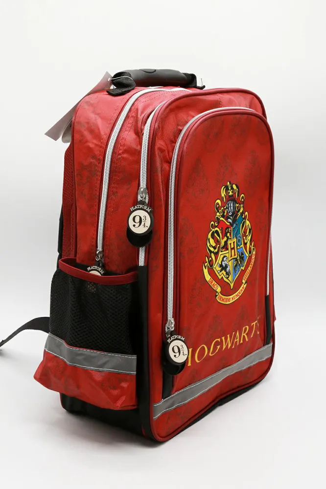 Plecak młodzieżowy szkolny Harry Potter 7628 Herb Hogwartu Hogwarts bordowy turystyczny