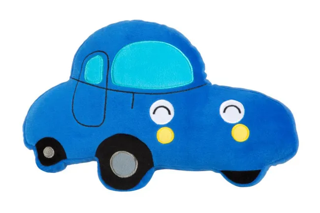 Poduszka kształtka 38x25 Boy 3 Auto samochód niebieski przytulanka 1252 Eurofirany