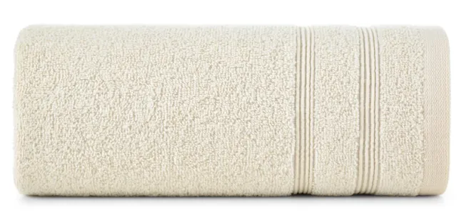 Ręcznik Aline 70x140 kremowy 500 g/m2  frotte Eurofirany