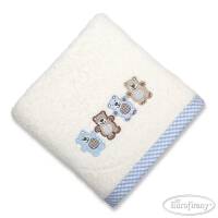 Ręcznik dziecięcy 50x90 Baby 3 Kremowy + Niebieski Eurofirany