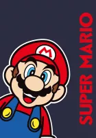 Koc polarowy 100x140 Super Mario 028 granatowy Faro
