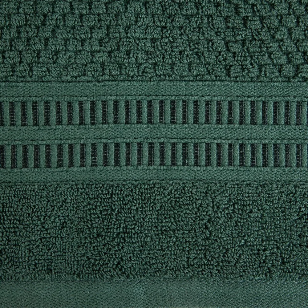 Ręcznik Rosita 50x90 zielony o ryżowej  strukturze 500g/m2 Eurofirany
