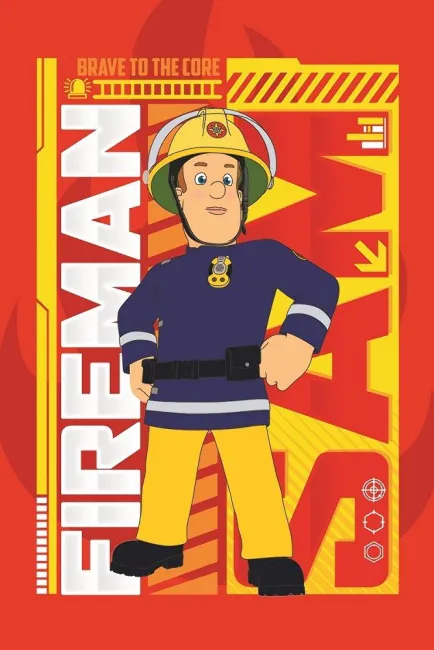 Ręcznik bawełniany 40x60 Strażak Sam 021 czerwony Fireman 8941