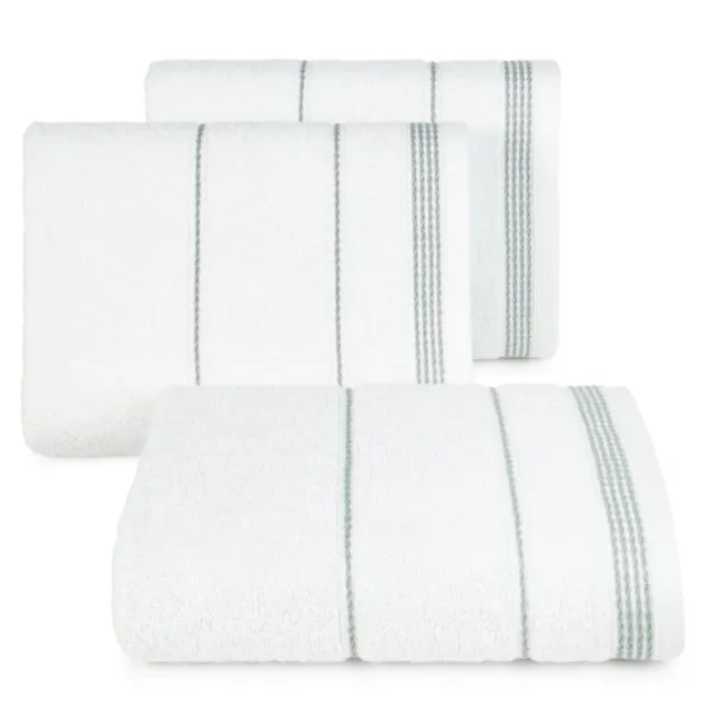Ręcznik Mira 70x140 biały 01 frotte 500 g/m2 Eurofirany