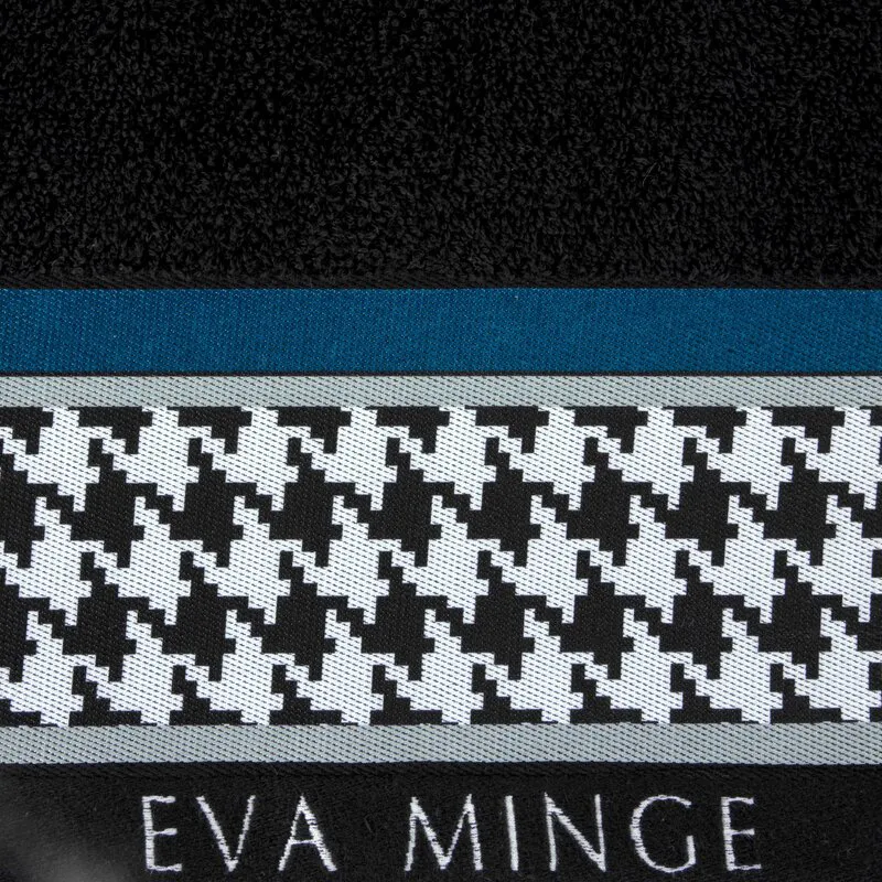Ręcznik Eva 8 70x140 czarny frotte 485  g/m2 frotte Eva Minge Eurofirany
