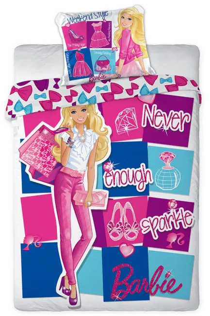 Pościel Barbie 160x200 F 5645 Faro