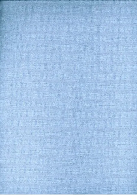 Poszewka z kory 50x60 niebieska 11 jednobarwna 100% bawełna zapinana na zamek