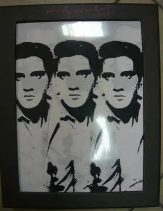 Pościel satynowa 160x200 Andy Warhol Elvis Presley