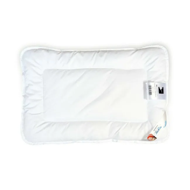 Poduszka antyalergiczna 40x60 Babies dziecięca płaska biała z mikrofibry 250 g/m2