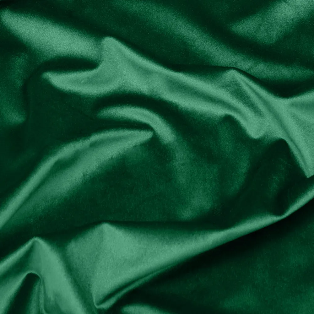 Zasłona 140x270 Sibel zielona ciemna welwetowa gotowa na taśmie Pierre Cardin