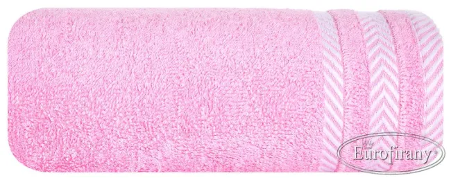 Ręcznik Mona  30x50 09 różowy jasny frotte 500 g/m2 Eurofirany