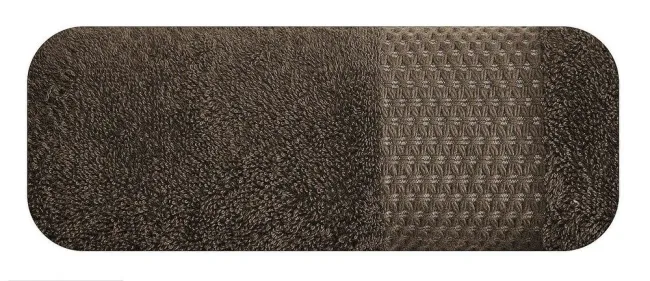Ręcznik Clara 50x90 brązowy 06 500 g/m2 frotte Eurofirany