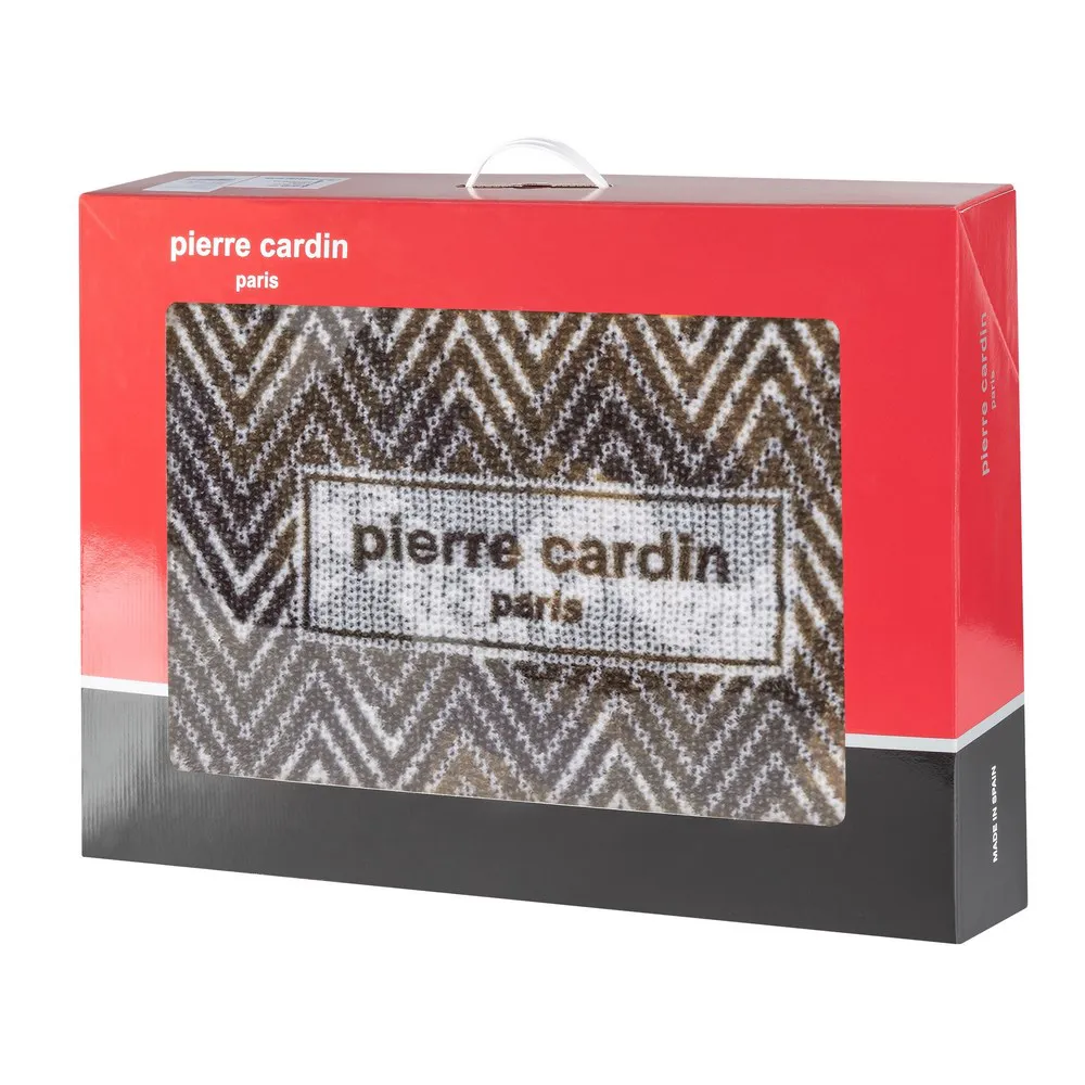 Koc narzuta akrylowy 160x240 Sonia 460g/m2 brązowy Pierre Cardin