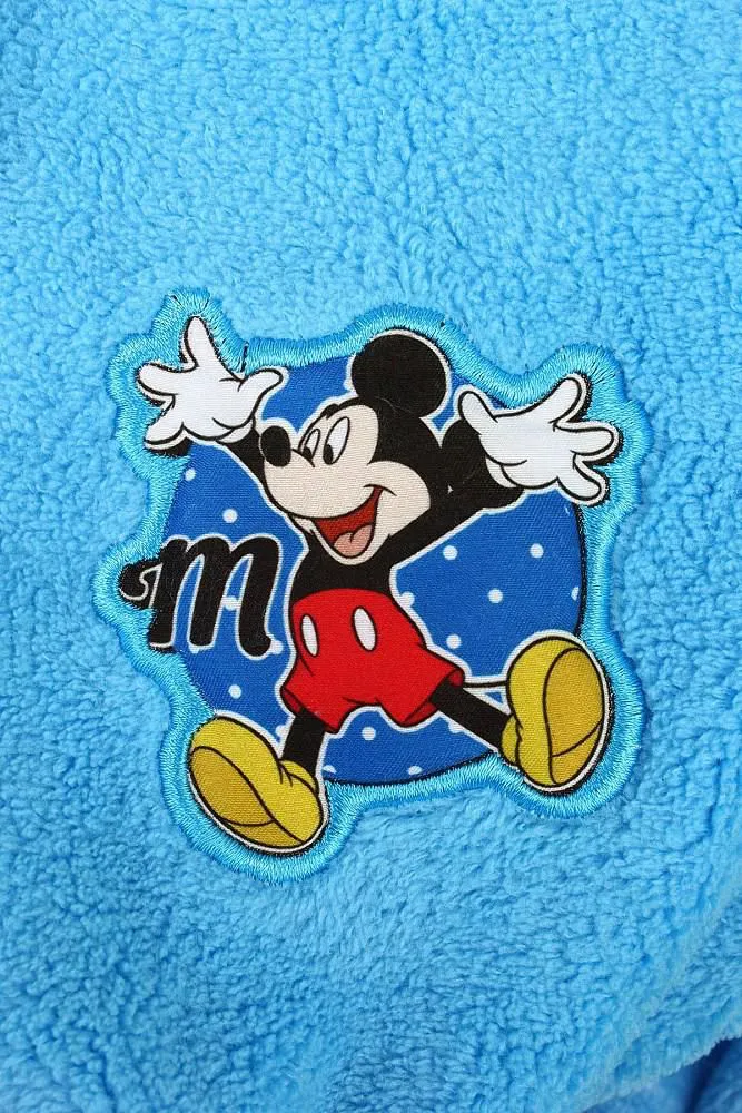 Szlafrok dziecięcy pluszowy Myszka Miki 104/110 4-5 lat niebieski Mickey Mouse