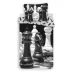 Pościel bawełniana 140x200 szachy  poszewka 70x90 chess August 23