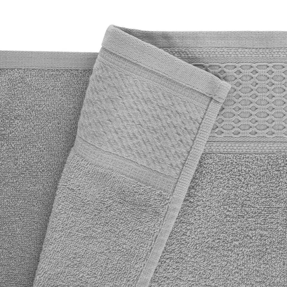 Komplet ręczników 4 szt Solano kremowy    popielaty jasny w pudełku Darymex