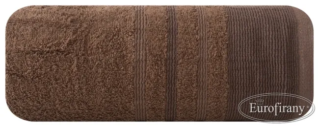 Ręcznik Keri 50x90 04 brązowy frotte 500g/m2 Eurofirany