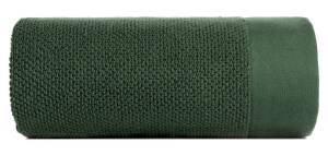 Ręcznik 50x90 Riso zielony ciemny z efektem ryżowym frotte 550 g/m2 Eurofirany