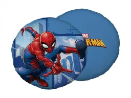 Poduszka dekoracyjna 40 cm Spider-man człowiek pająk niebieska kształtka przytulanka