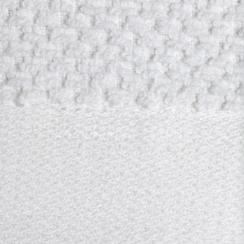 Ręcznik 50x90 Riso biały z efektem ryżowym frotte 550 g/m2 Eurofirany
