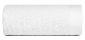 Ręcznik 50x90 Riso biały z efektem ryżowym frotte 550 g/m2 Eurofirany