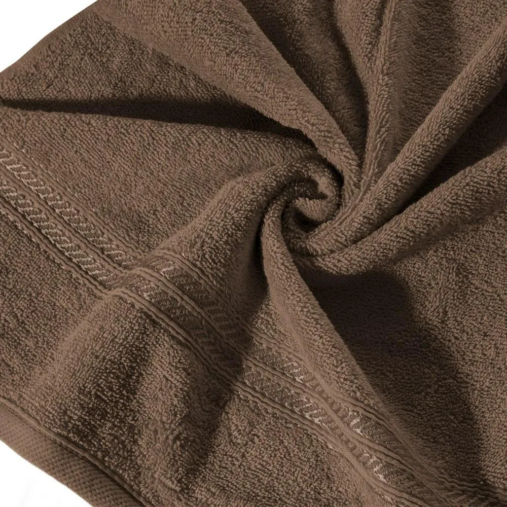 Ręcznik Lori 30x50 brązowy 450g/m2 Eurofirany