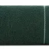 Ręcznik Emina 70x140 zielony ciemny  zdobiony stebnowaną bordiurą 500 g/m2 Eurofirany