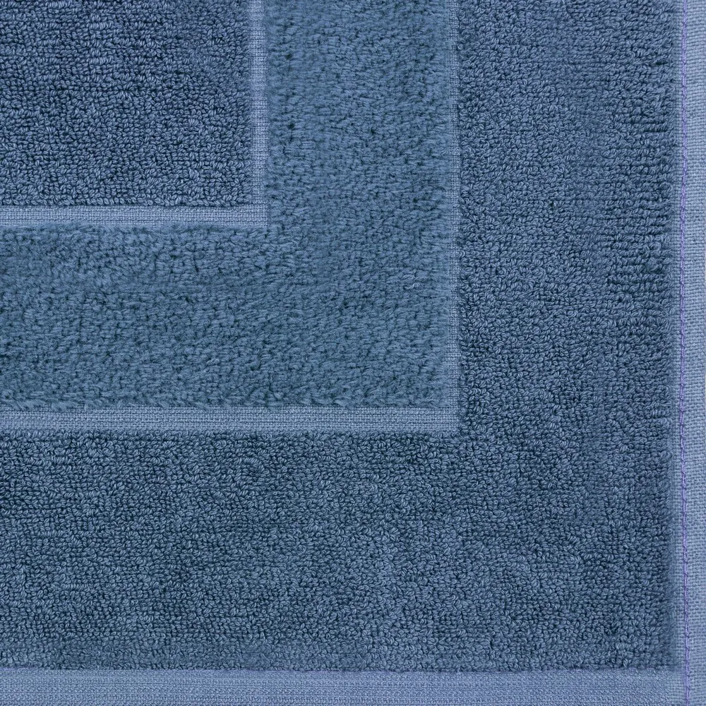Dywanik łazienkowy 60x90 Lucy 07 niebieski bawełniany 650g/m2 Eurofirany