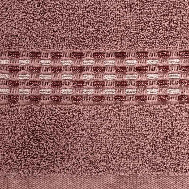 Ręcznik Riva 50x90 pudrowy różowy frotte  500g/m2 Eurofirany