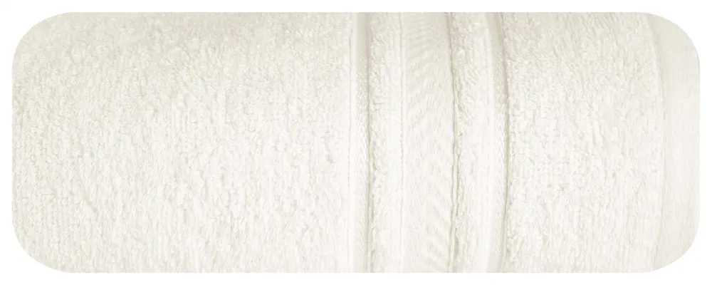 Ręcznik Nefre 70x140 kremowy frotte z bawełny egipskiej 550g/m2
