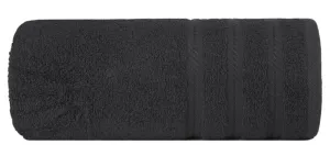 Ręcznik Vito 70x140 czarny 480 g/m2       frotte bawełniany Eurofirany