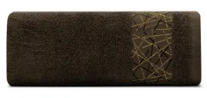 Ręcznik Nika 70x140 brązowy frotte  480g/m2 Eurofirany