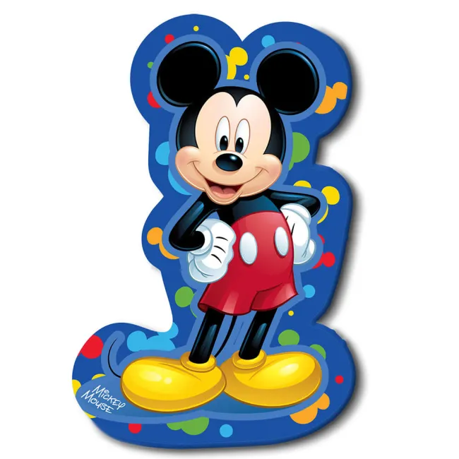 Poduszka kształtka Myszka Miki 4653 Mickey Mouse niebieska przytulanka