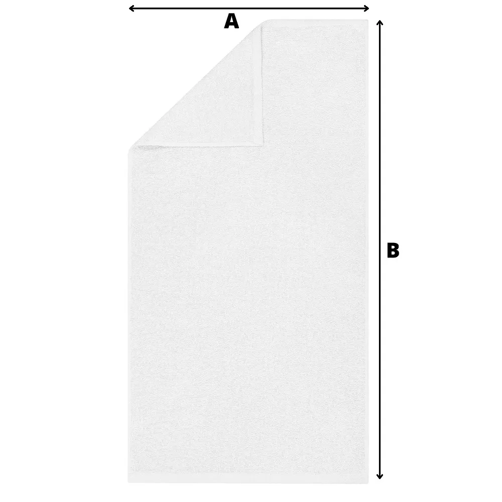 Ręcznik Bari 50x100 biały frotte 500  g/m2