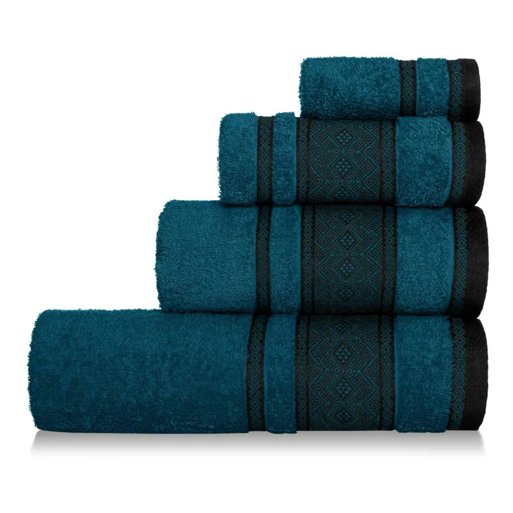 Ręcznik Panama 70x140 turkusowy ciemny    frotte 500g/m2