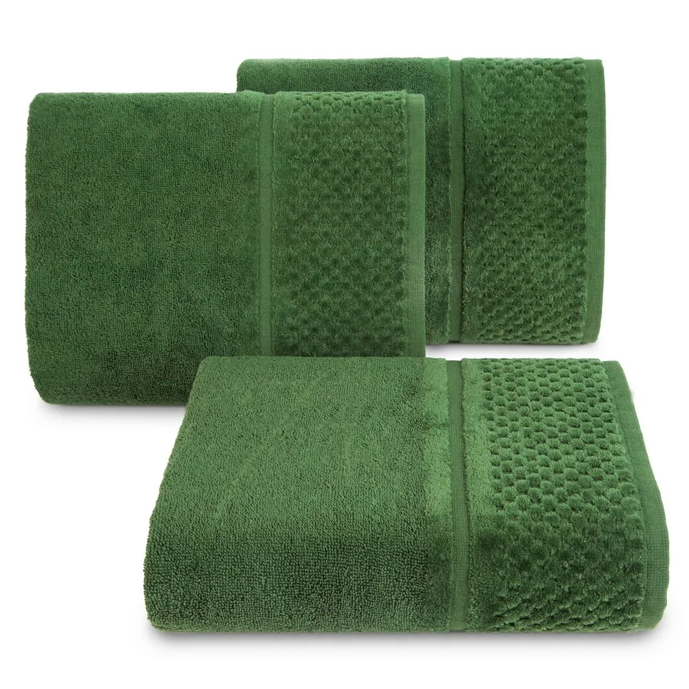 Ręcznik Ibiza 50x90 zielony 550g/m2 frotte Eurofirany