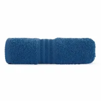 Ręcznik frotte 50x90 Rainbow niebieski z elegancką bordiurą Hobby