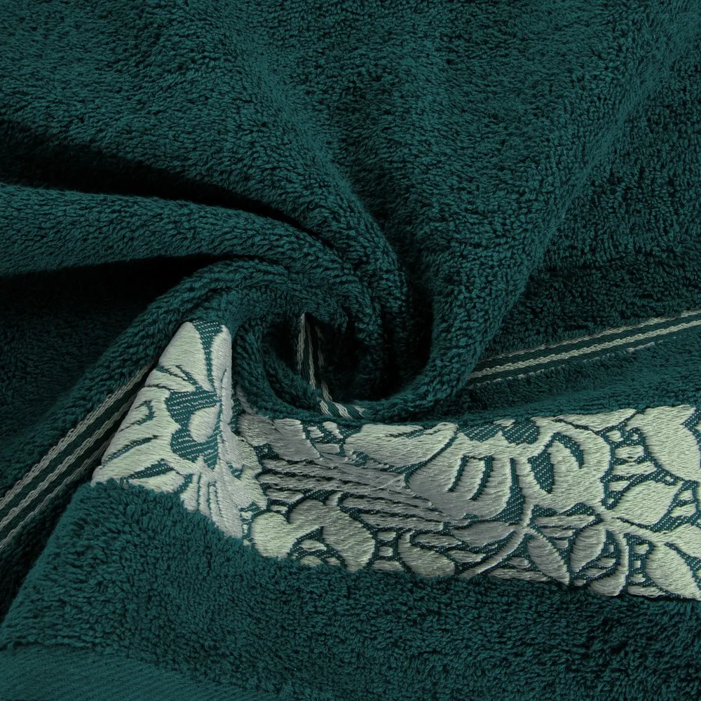 Ręcznik Sylwia 70x140 turkusowy 500g/m2 frotte Eurofirany