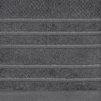 Ręcznik Glory 3 70x140 stalowy z welurową bordiurą i błyszczącą nicią 500g/m2 Eurofirany