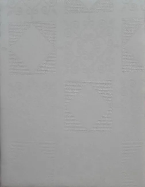 Obrus dekoracyjny 150x220 + 6 szt. serwetek Biały Ziplar