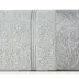 Ręcznik Sylwia 1 70x140 srebrny frotte    z żakardową bordiurą 500g/m2 Eurofirany