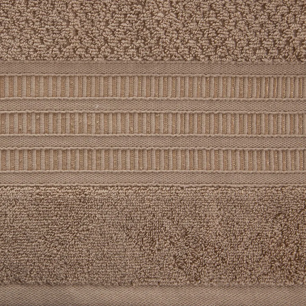 Ręcznik Rosita 50x90 beżowy o ryżowej  strukturze 500g/m2 Eurofirany