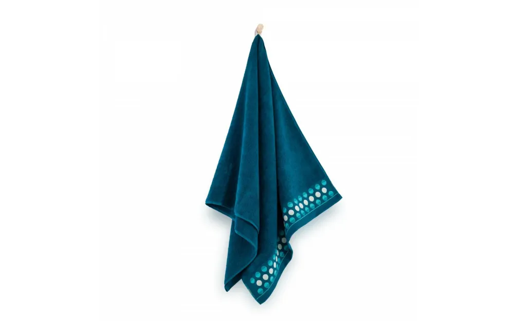 Ręcznik Zen 2 70x140 turkusowy emerald    frotte 450 g/m2 Zwoltex 23